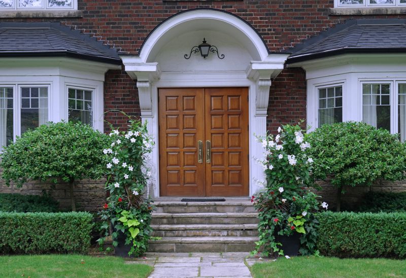 Elegant Brick Entrance