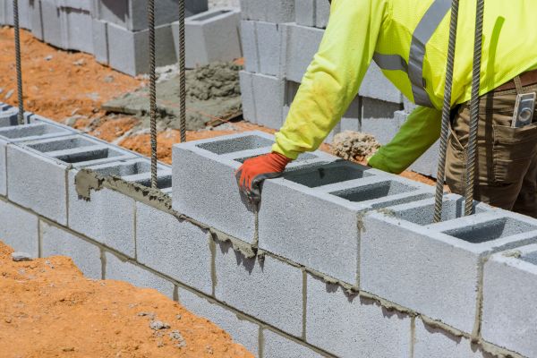 Concrete Blocks Installation in Clifton Park