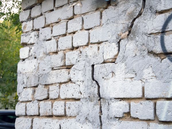 Cracked Brick Wall Repair in Clifton Park