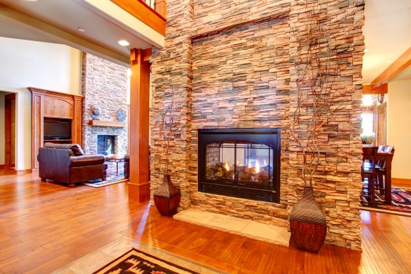 Stone Hearth Installation in Clifton Park
