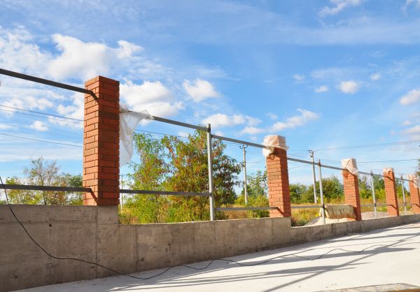 Brick Pillar Installation in Clifton Park